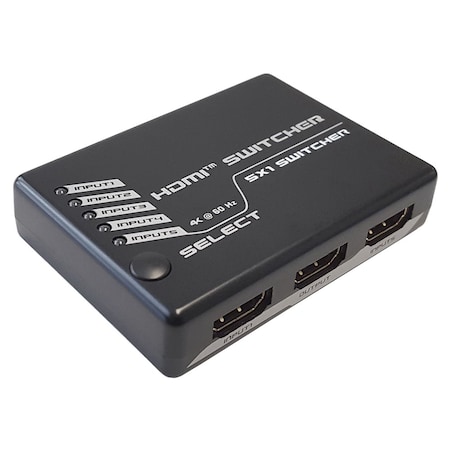 HDMI 4K Ultra Hd Automatic Switcher W/Remote - 5X1 Switcher